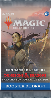 Booster de Draft - Commander Legends: Batalha por Portal de Baldur - Magic: The Gathering - MoxLand